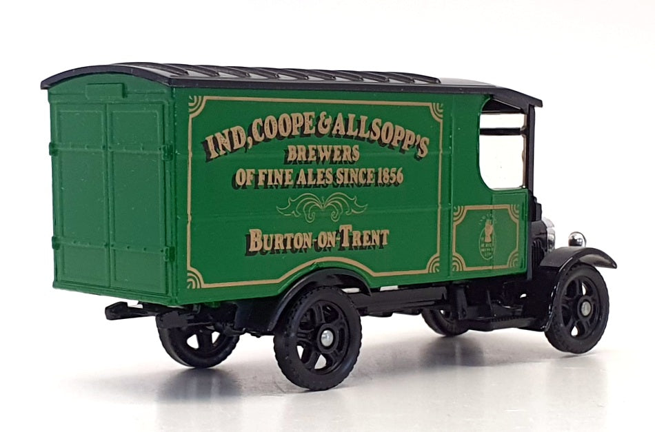Corgi Appx 13cm Long C846 - Ind Coope Thornycroft Van - Green/Black