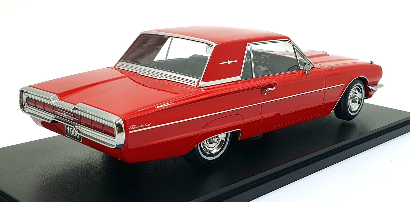 KK Scale 1/18 Scale KKDC181343 - 1966 Ford Thunderbird Hardtop Coupe - Red