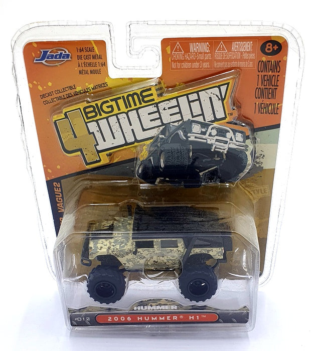 Jada 4Wheelin 1/64 Scale 14013 - 2006 Hummer H1 - Camouflage/Black