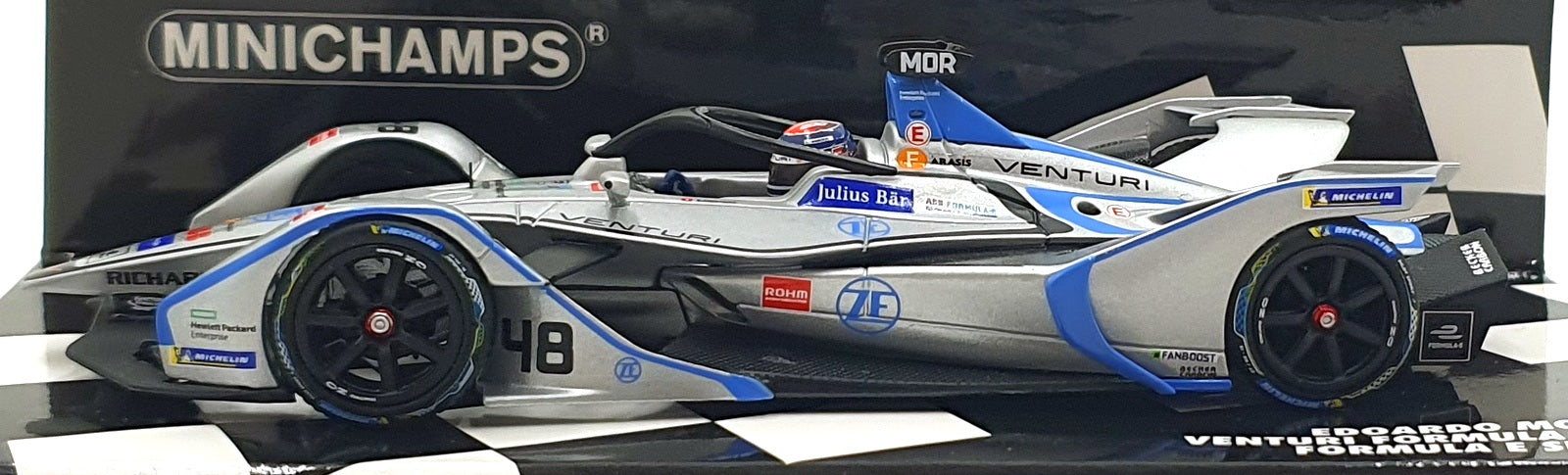 Minichamps 1/43 Scale 414 180048 - Venturi FE Team FE Season 5 - Mortara