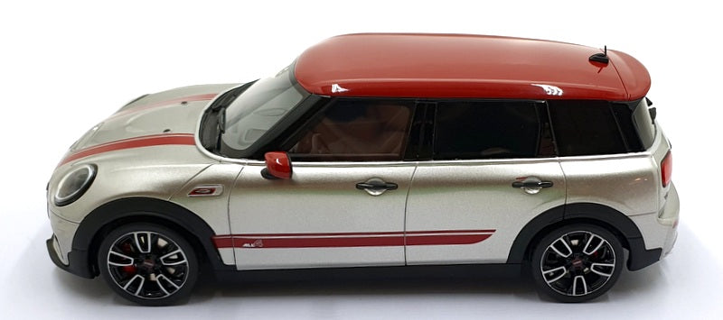 Otto 1/18 Scale Model Car OT1106 - Mini Clubman (F54) JCW - Silver/Red