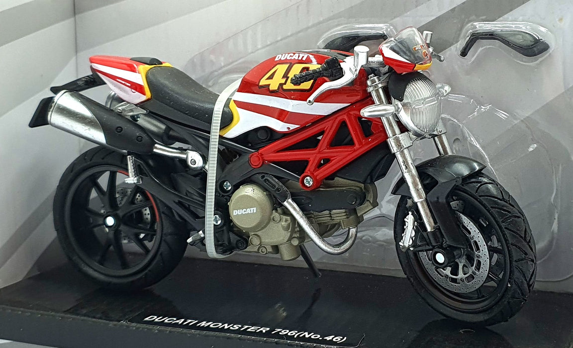 New Ray 1/12 Scale Diecast 57513 - Ducati Monster 796 #46