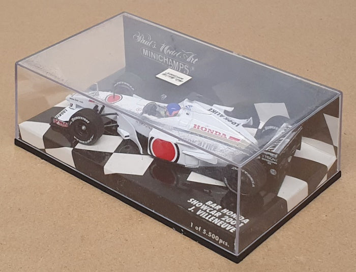 Minichamps 1/43 Scale 430 010079 - F1 BAR Honda Showcar 2001 J. Villeneuve