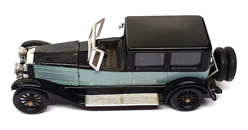 Rio Models 1/43 Scale 49 - 1921 Super Fiat 12V Dorsay De Ville - Black/Lt. Blue