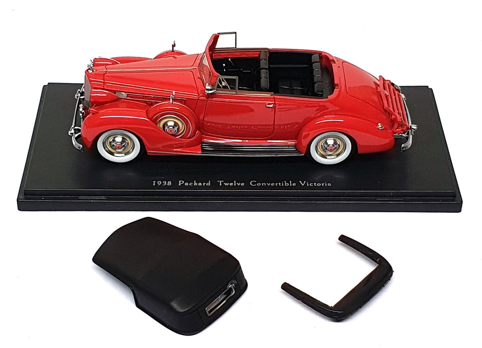 Automodello 1/43 Scale AM-PAC-38V-ME-CR 1938 Packard Twelve Convertible Victoria