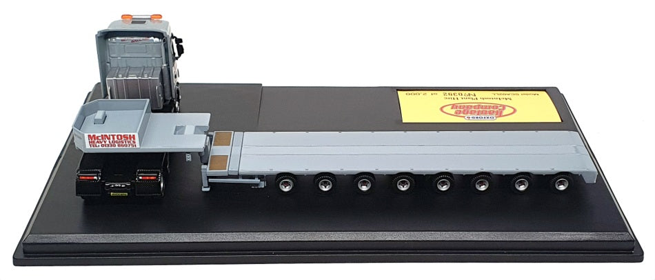 Oxford Diecast 1/76 Scale SCA02LL - Scania R Topline Low Loader - McIntosh