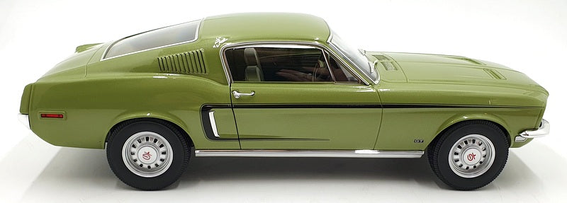Norev 1/12 Scale Diecast 122704 Ford Mustang Fastback GT 1968 Light Green