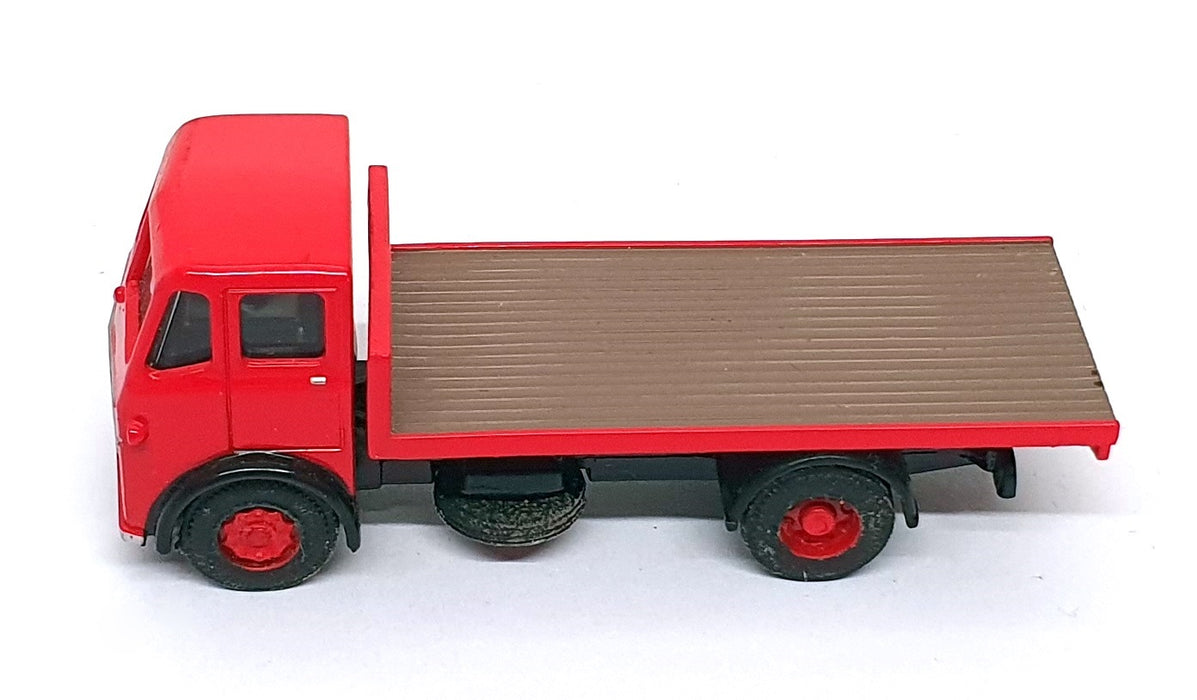 Base Toys 1/76 Scale Diecast BF-02 - Leyland Flat Bed Lorry - Red