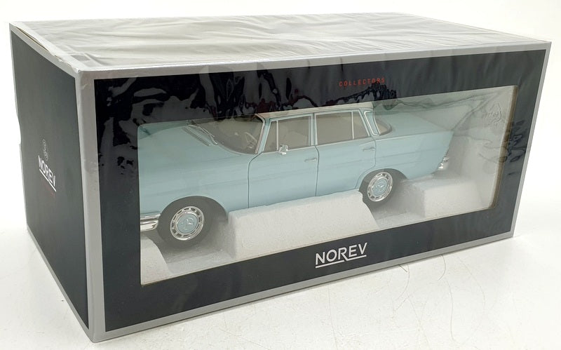 Norev 1/18 Scale Diecast 183920 - Mercedes-Benz 220 S 1965 - Light Blue