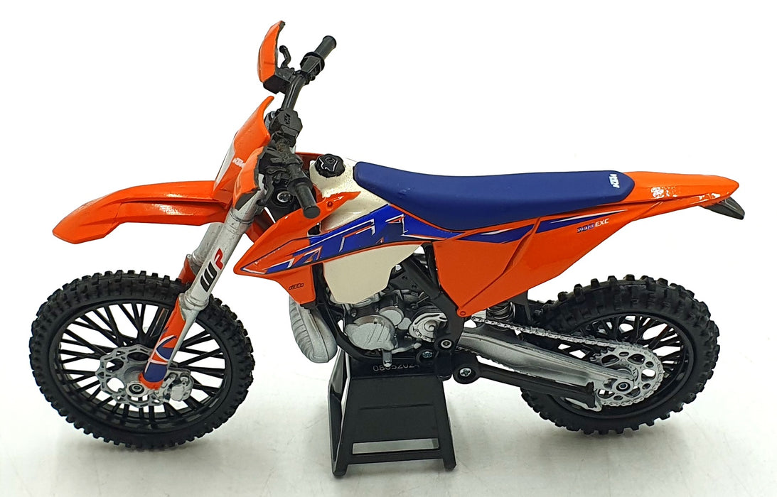 NewRay 1/12 Scale 58373 - KTM 300 EXC-TPI Motorbike - Orange/Blue