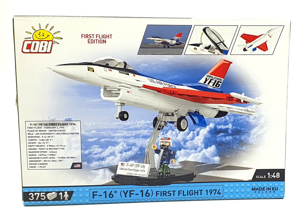 Cobi Bricks 1/48 Scale 5892 - 1974 F-16 (YF-16) First Flight Aircraft - USA