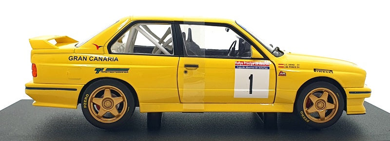 Solido 1/18 Scale S1801528 - BMW E30 M3 #1 Rally Principle De Asturias 1991