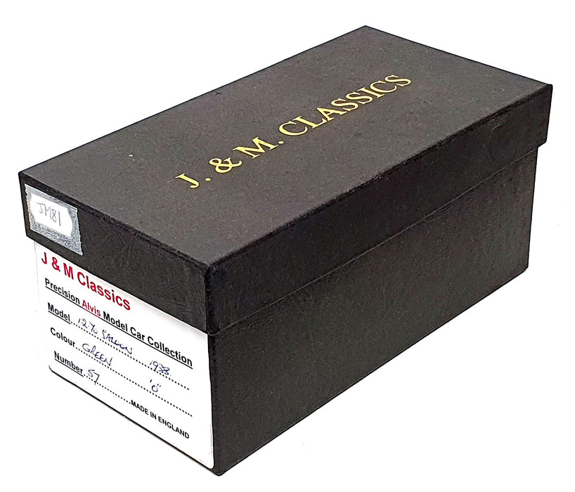 J&M Classics 1/43 Scale JM81 - 1933 Alvis 12/70 Saloon - Green