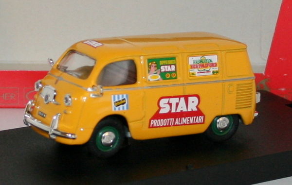 GIOCHER 1/43 SCALE - FIAT 600 CORIASCO - STAR PRODOTTI ALIMENTARI