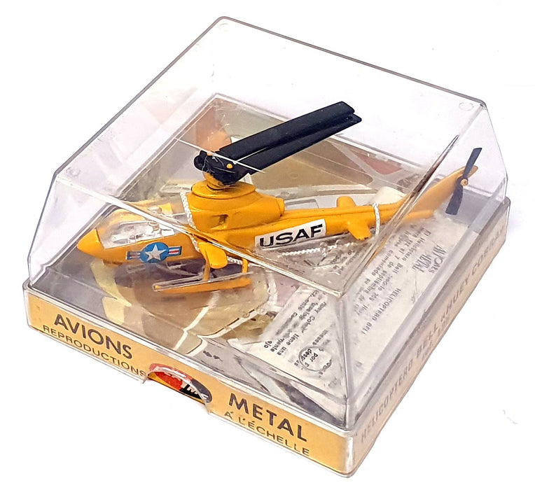 Aviones Play Me Diecast 125 - Bell Huey Cobra Helicopter USAF - Yellow
