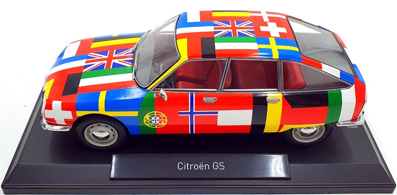 Norev 1/18 Scale Diecast 181667 - Citroen GS 1972 Drapeaux 2nd Version