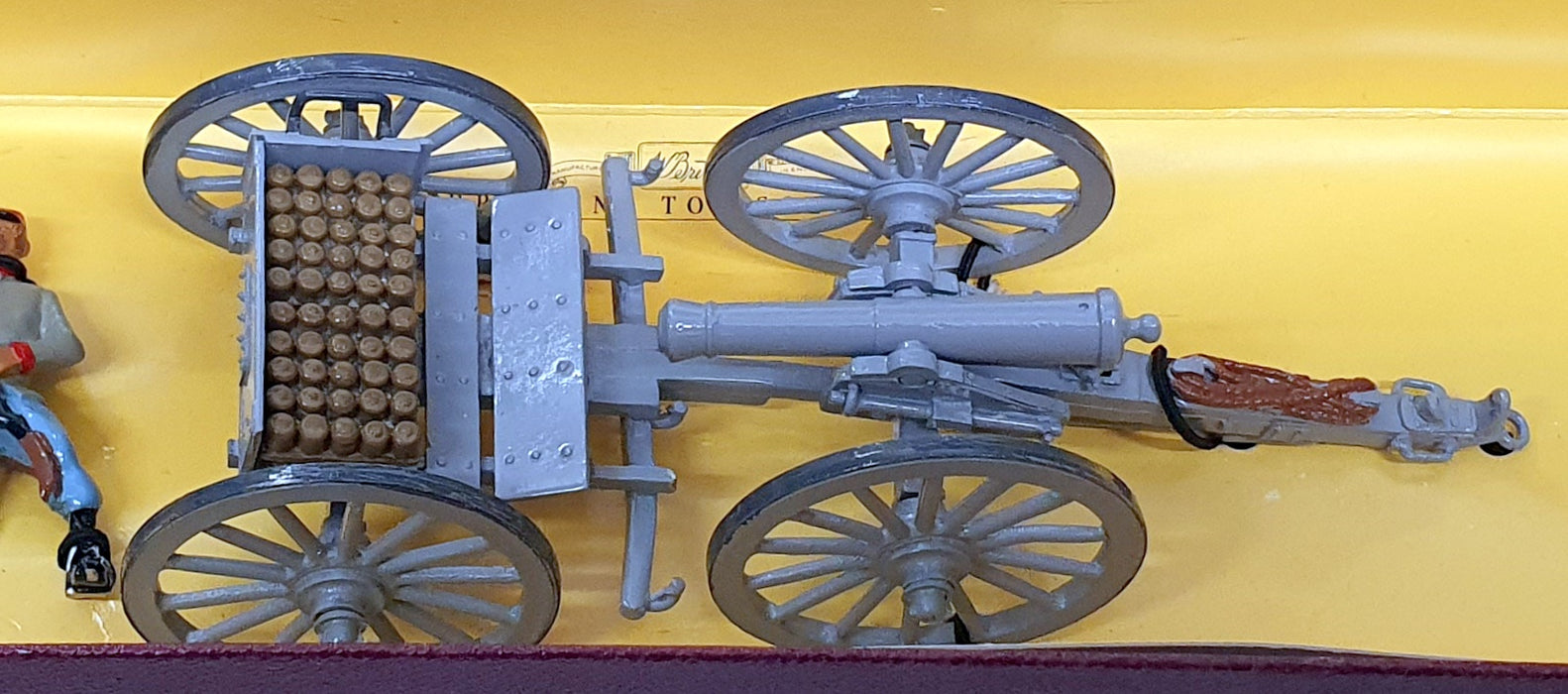 Britains Soldiers 54mm 8874 The American Civil War Confederate Gun Limber & Crew