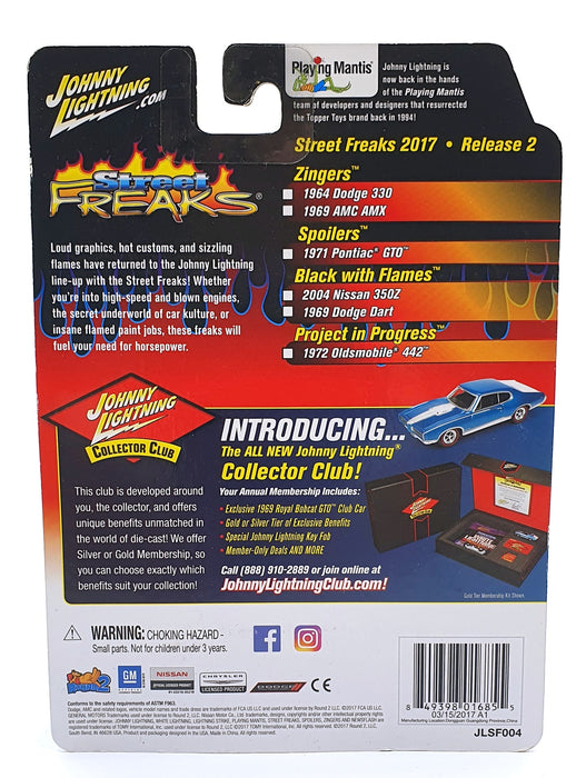 Johnny Lightning 1/64 Scale JLSF004 - Zingers 1964 Dodge330 - Green/White