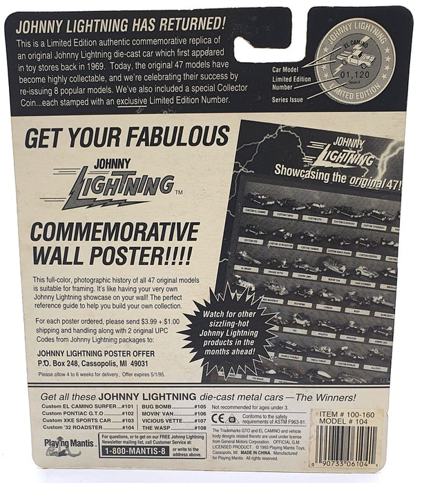 Johnny Lightning 1/64 Scale 100-160 - The Challengers Classic '32 Roadster Pink