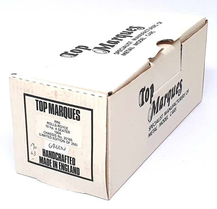 Top Marques 1/43 Scale RR6 - 1904 Rolls Royce 10hp 4 Seater - Green