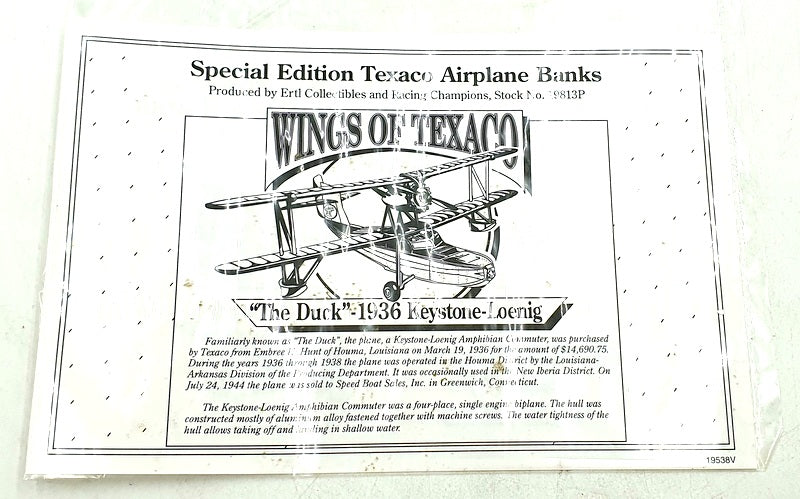 Ertl 1/44 Scale Diecast 19538V - 1936 Keystone-Loening Commuter 'The Duck'