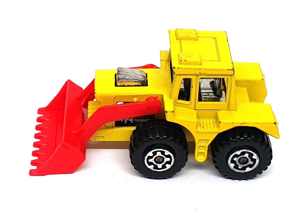 Matchbox 7.5cm Long Original Diecast No. 29 - Tractor Shovel - Yellow/Red