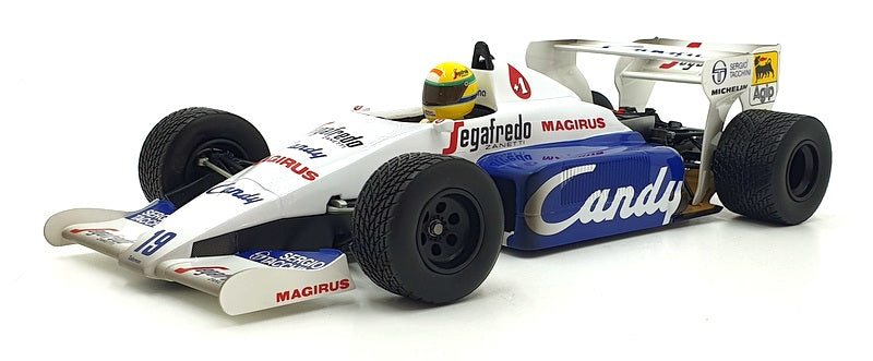Minichamps 1/18 Scale 540 843819 Toleman Hard TG184 #19 Senna 2nd Monaco GP 1984