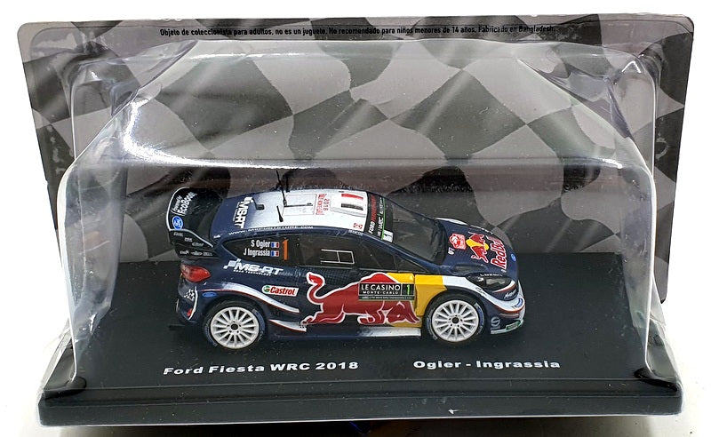 Altaya 1/43 Scale 19325G - Ford Fiesta WRC 2018 #1 Ogier/Ingrassia