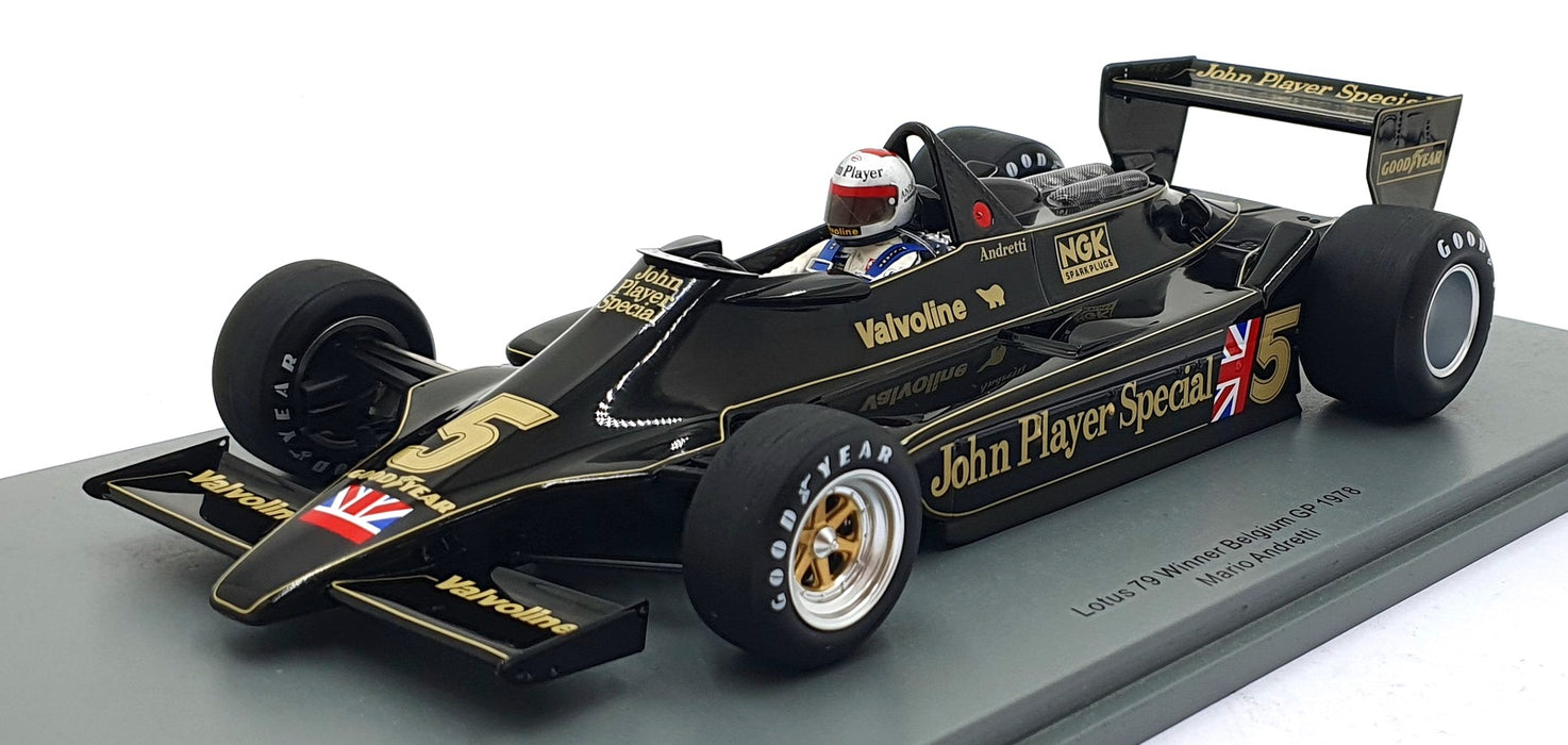 Spark 1/18 Scale 18S366 - Lotus 79 #5 1st Belgium GP 1978 - Andretti