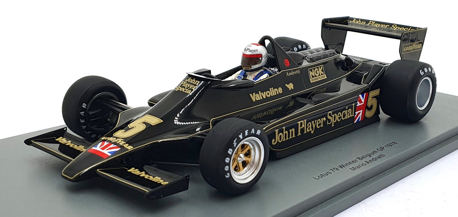 Spark 1/18 Scale 18S366 - Lotus 79 #5 1st Belgium GP 1978 - Andretti