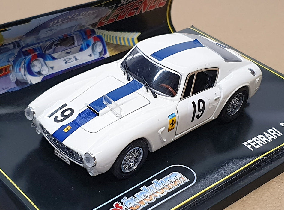 Jouef 1/43 Scale 1012 - Ferrari 250GT #19 Le Mans 1961 - White/Blue Stripe