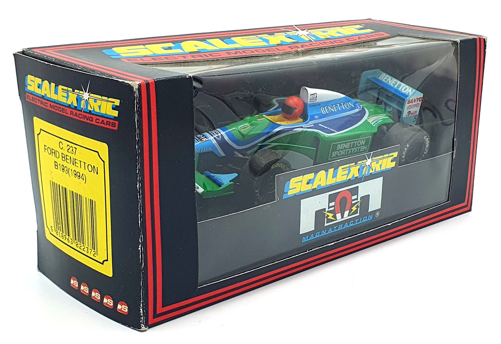 Scalextric 1/32 Scale Slotcar C237 - Ford Benetton B193 #5 1994 - Red Helmet