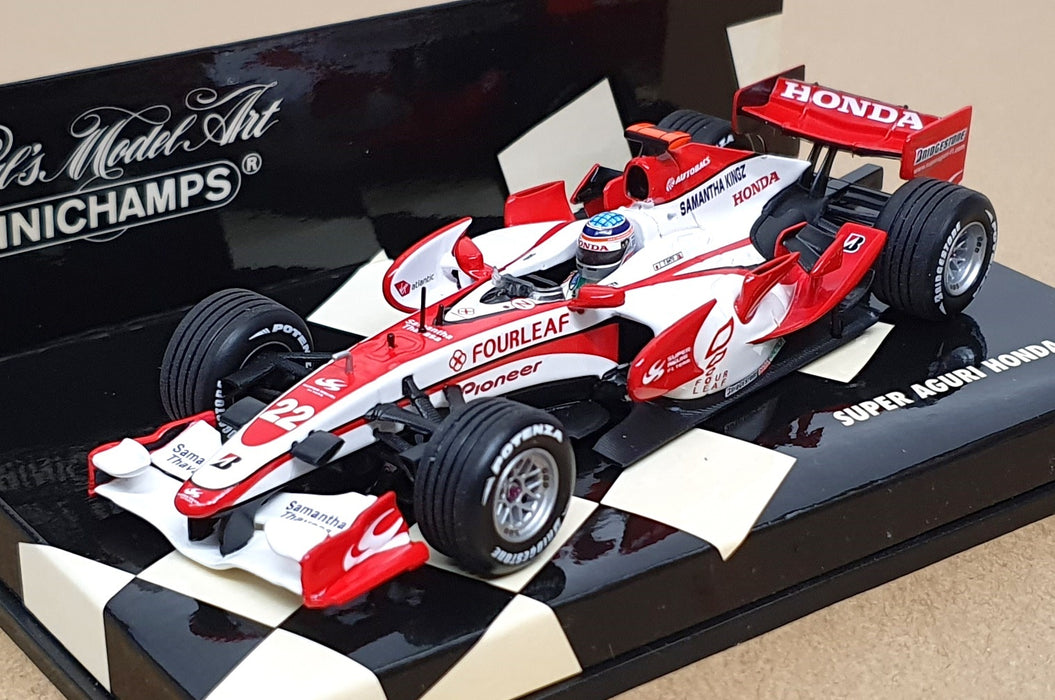 Minichamps 1/43 Scale 400 070022 - F1 Super Aguri Honda SA07 Sato 2007
