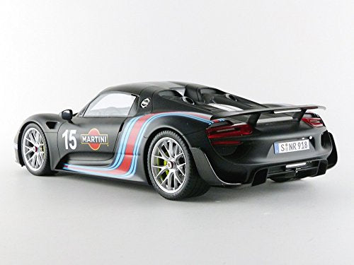 GT Spirit 1/12 Scale Resin - ZM084 Porsche 918 Spyder Martini Matt Black