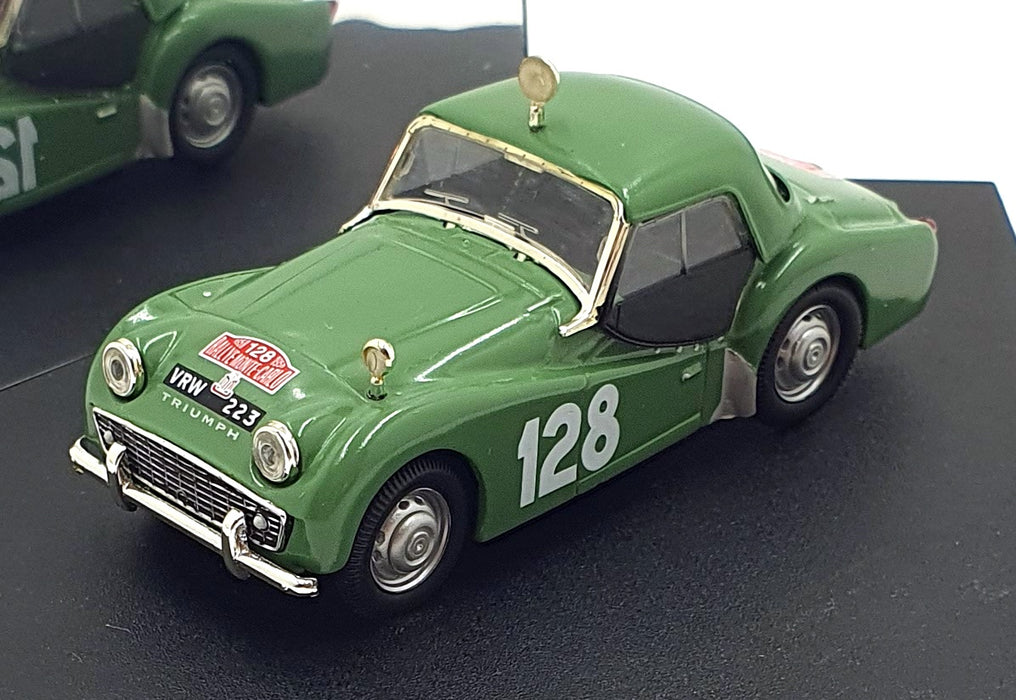Vitesse 1/43 Scale L145 - Triumph TR3A #128 Monte Carlo Rally 1958