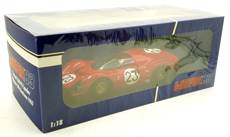 Werk83 1/18 Scale Diecast W18021003 - Ferrari 330 P3 Spyder #23 Daytona 1967