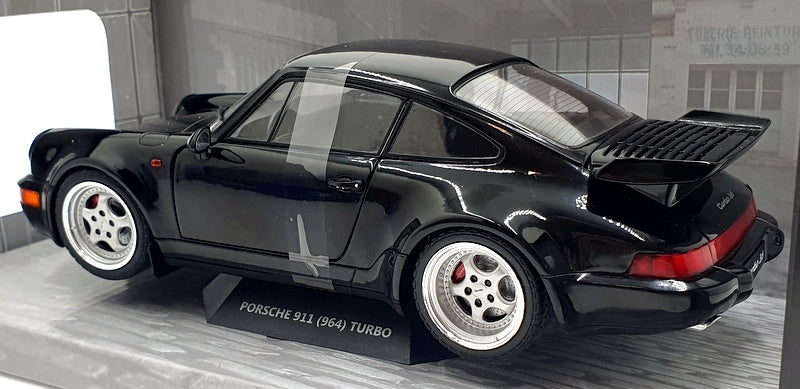Solido 1/18 Scale S1803404 - Porsche 964 Turbo 1990 - Black