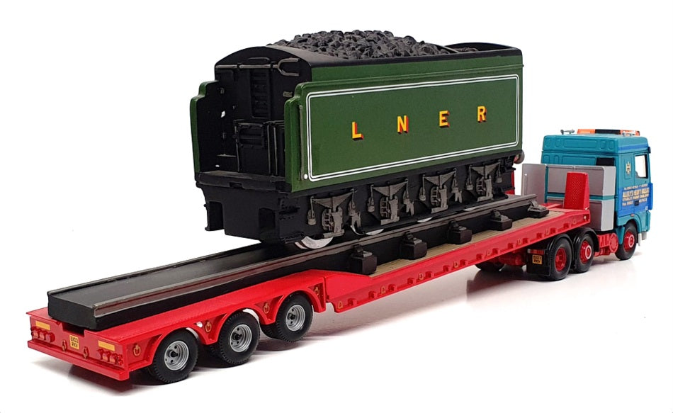 Corgi 1/50 Scale CC13213 - DAF XF 3Ax Low Loader & Loco Tender Load - Allely
