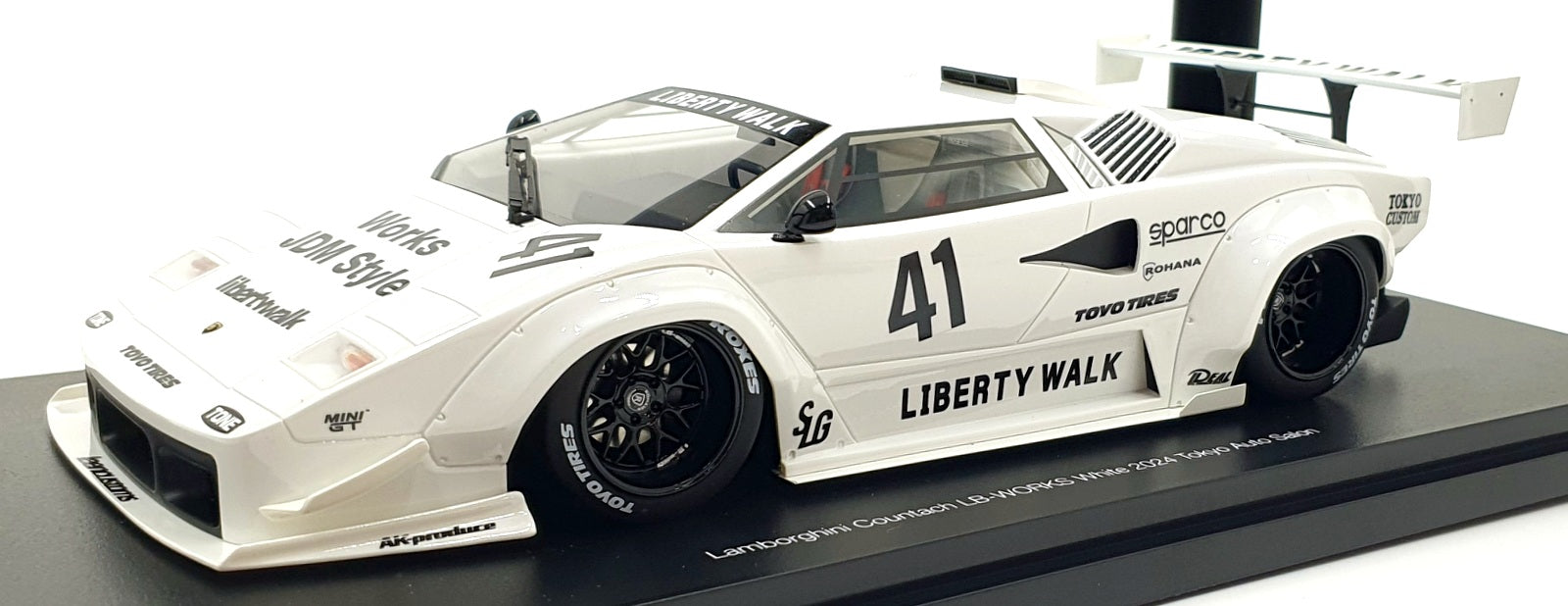 Top Speed 1/18 Scale Resin TS0600 Lamborghini Countach LBW #41 2024 Auto Saloon