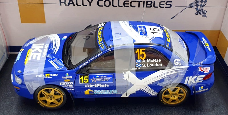 Sun Star 1/18 Scale Diecast 5529 Sabaru Impreza 555 #15 Logiman Mythical Car '23