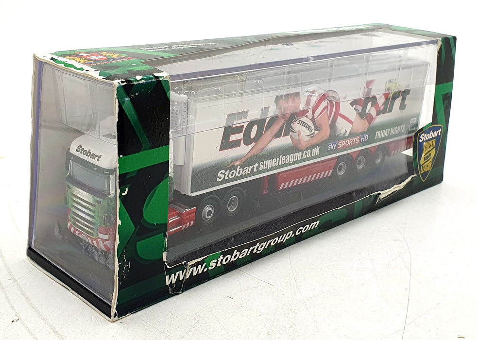 Oxford Diecast 1/76 Scale SHL04FR Scania Stobart Super League Wigan Warriors