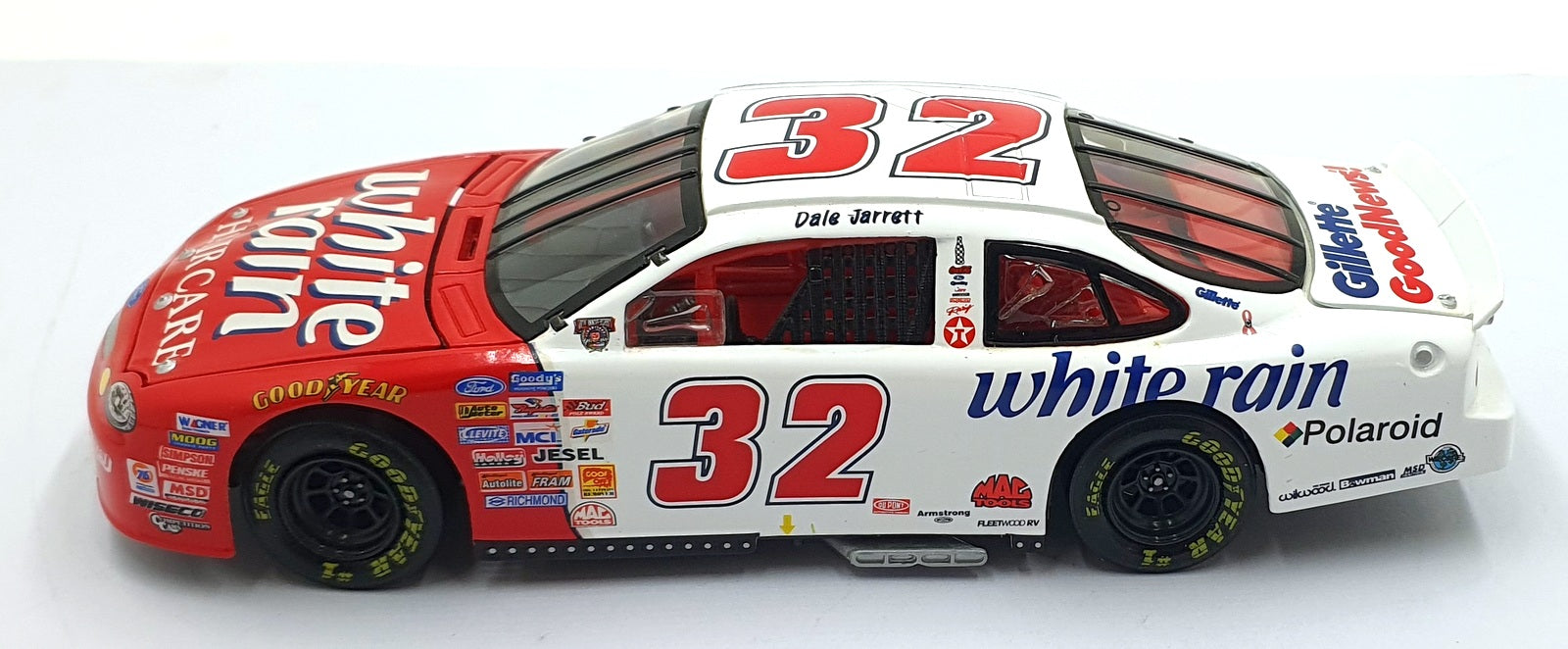 Action 1/24 Scale W249835041 - 1998 Ford Taurus NASCAR #32 White Rain - Jarrett