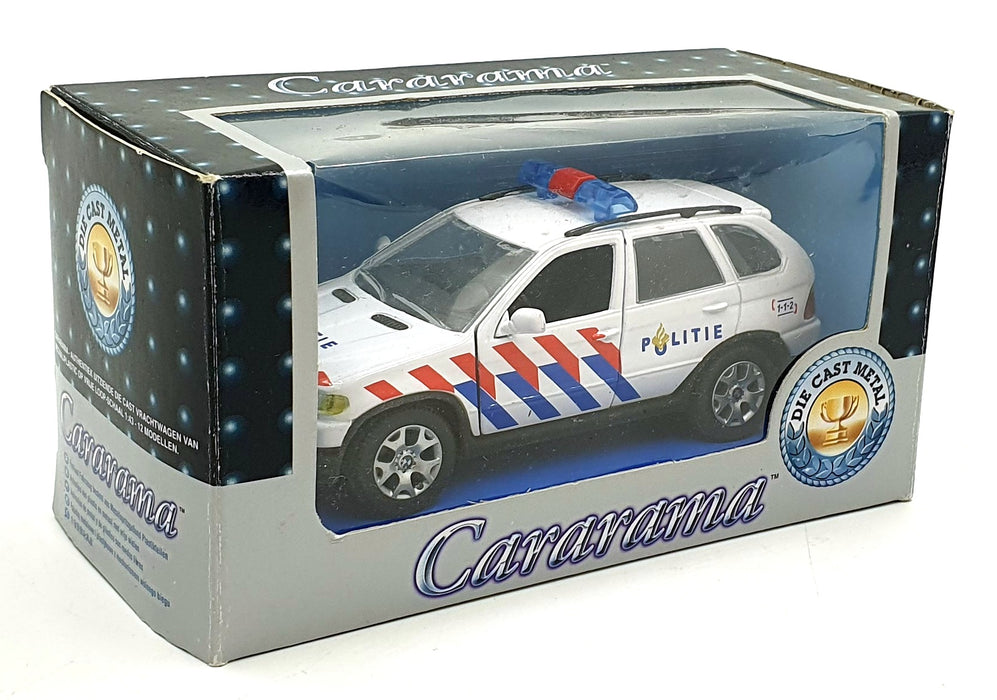Cararama 1/43 Scale 210226C - BMW X5 Politie Police Car - White
