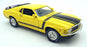 Ertl 1/18 Scale Diecast 12226Q - 1970 Ford Mustang Boss 302 - Yellow/Black