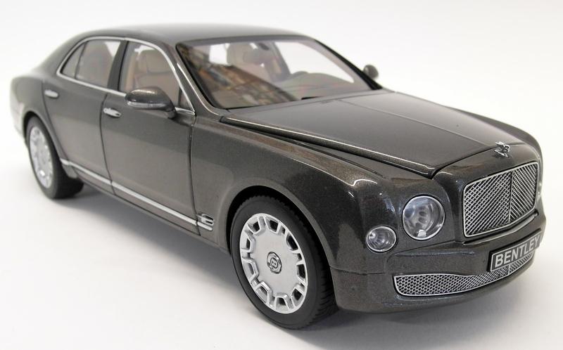 Minichamps 1/18 Scale Diecast NVBL843 - Bentley Mulsanne 2010 Metallic Grey
