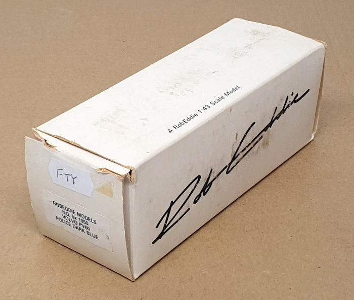 Rob Eddie 1/43 Scale No. 5x - 1950 Volvo PV60 Police - Dk. Blue