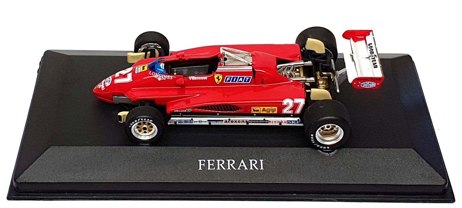 Ixo Hot Wheels 1/43 Scale IHW27 - F1 Ferrari #27 Villeneuve - Red