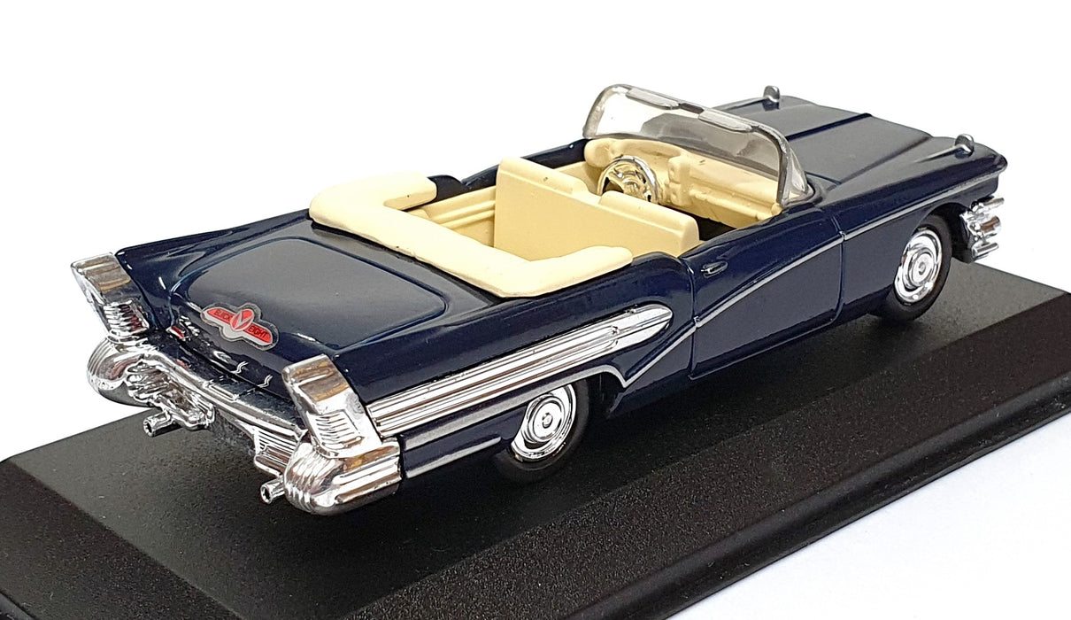 NewRay 1/43 Scale Diecast 48706 - 1958 Buick Convertible - Dk. Blue