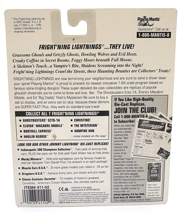 Johnny Lightning 1/64 Scale 411-02 - Frightning Lightning Vampire Van - Red