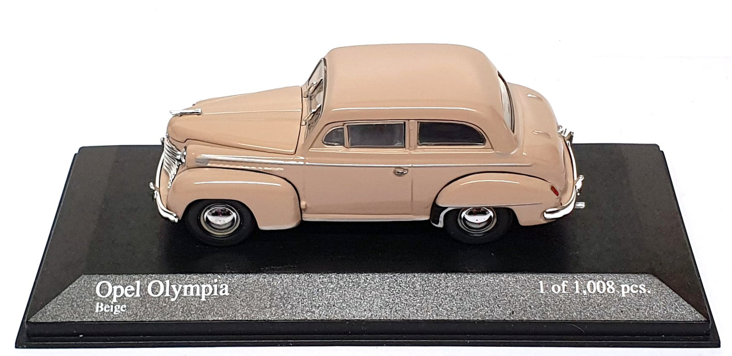 Minichamps 1/43 Scale 430 040404 - 1952 Opel Olympia - Beige
